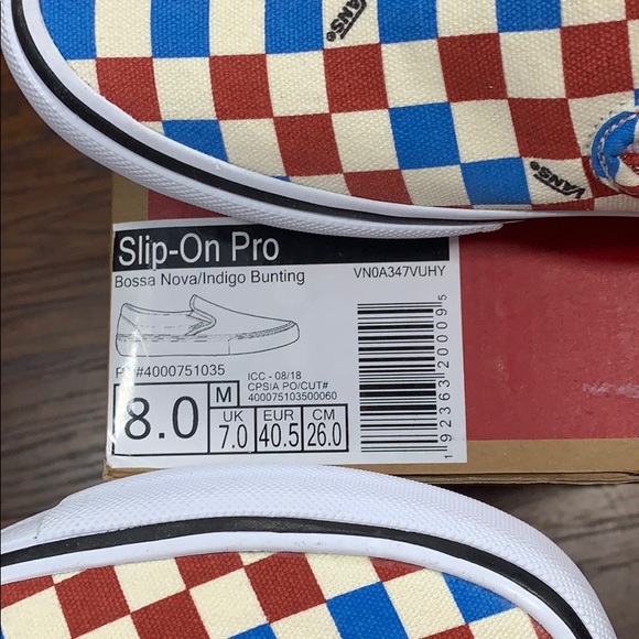 VANS SLIP-ON PRO Checkerboard Men’s - Picture 14 of 16